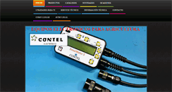 Desktop Screenshot of contel-electronica.com