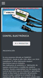 Mobile Screenshot of contel-electronica.com